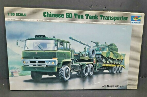 Trumpeter 00201 1/35 Chinese 50 Ton Tank Transporter Kit - New
