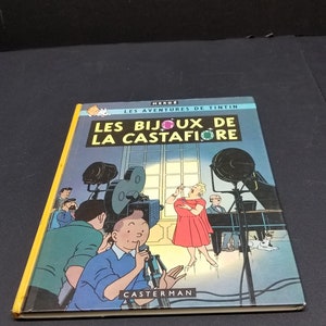 Les Aventures de Tintin. Les Bijoux de Castafiore. Casterman 1963 Vintage Hardback French