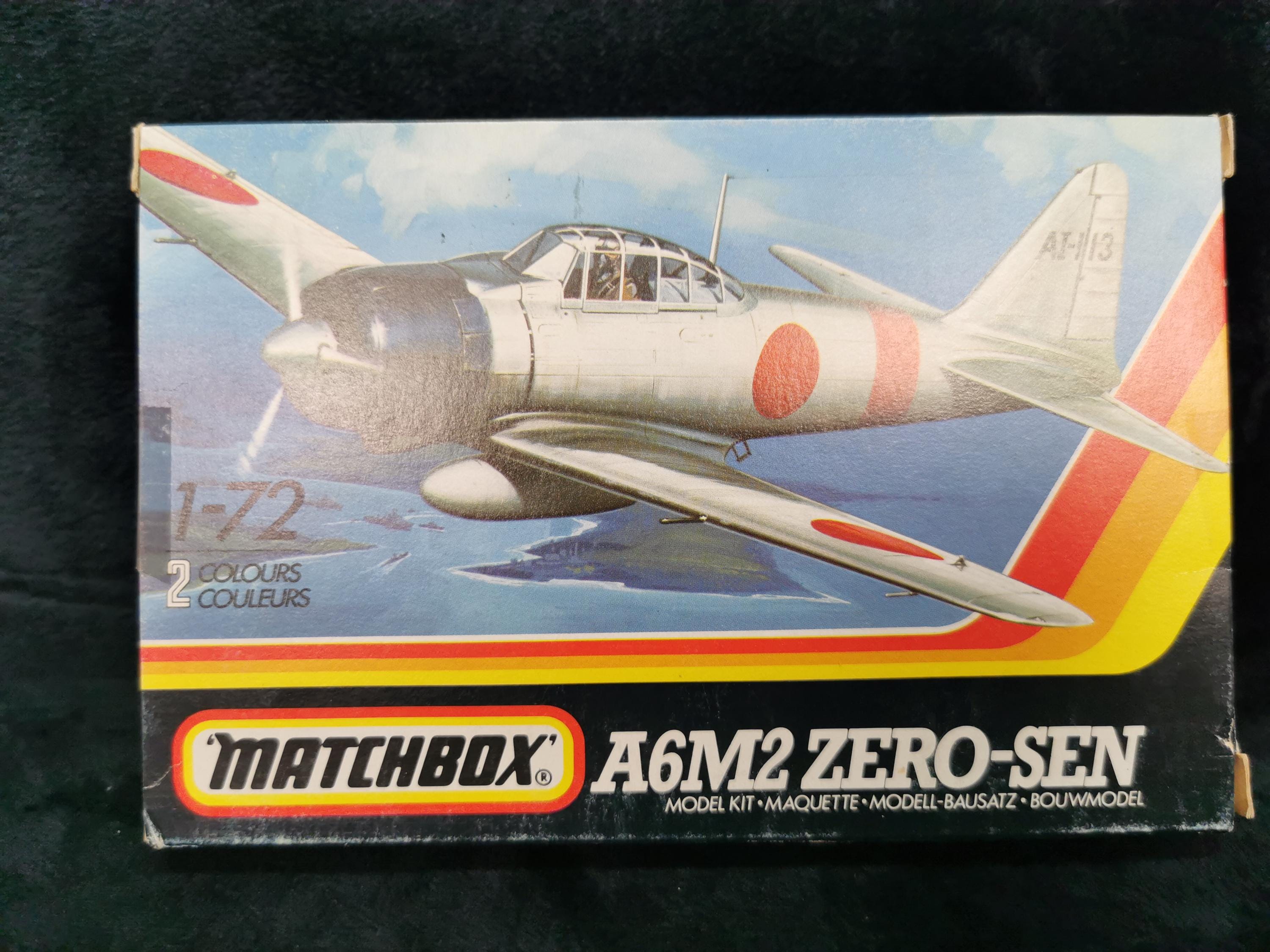 Matchbox A6M2 Zero-sen 1/72 #PK-4 Open Box Complete - Etsy