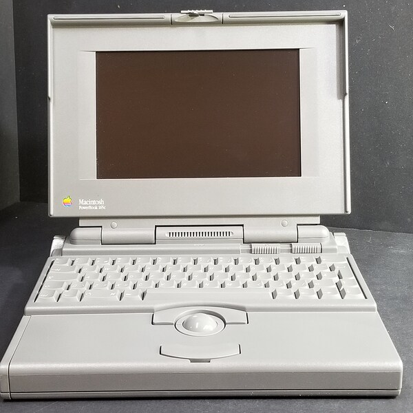 Vintage Apple PowerBook 165c M4990 Turning on No Display