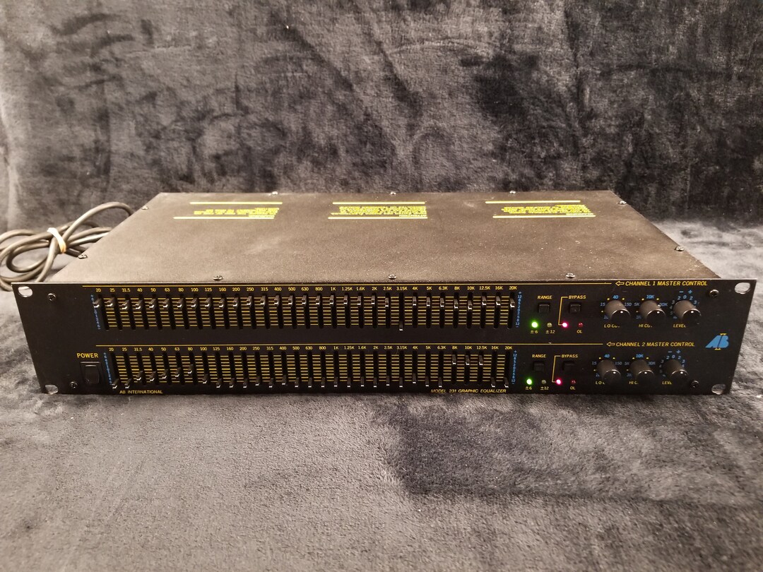 Vintage AB International Model 231 Dual 31 Band Graphic Equalizer