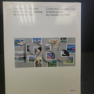 Annuario della collezione di souvenir di francobolli annuali del Canada Post del 1985 - Nuovo e sigillato