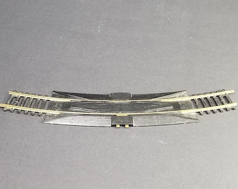 HO Scale Bachmann Railroad 18" R Terminal Rerailer Track Section Brass