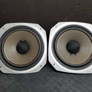 Vintage Sony Pair Carbocon SS-3150 Woofer 8in 1-502-580-11 Tested Working image 3