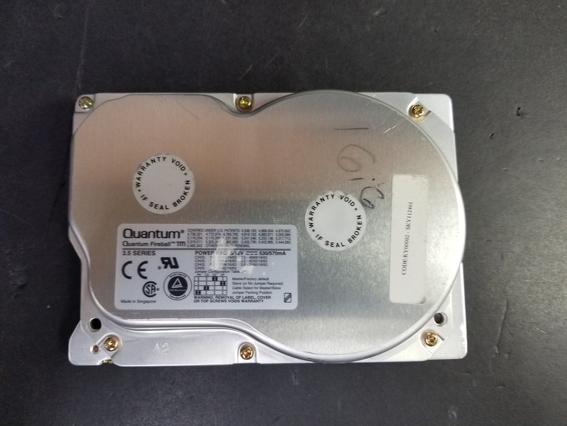 Dysk twardy Vintage Quantum Fireball TM o pojemności 3,5 cala uruchamia się zdjęcie 9