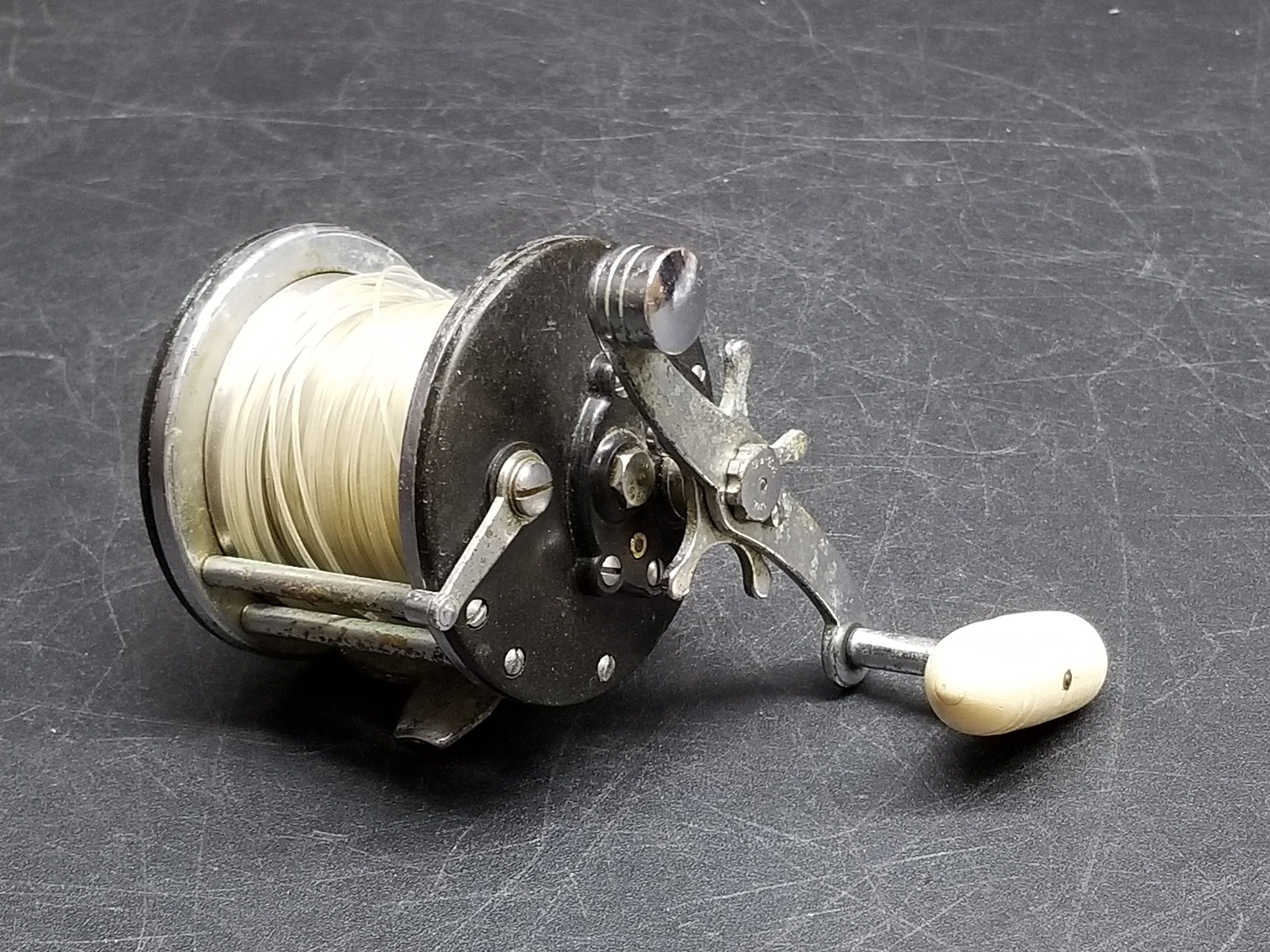 Vintage Mitchell 3-0-0 Spinning Fishing Reel, Circa 1950's Made in