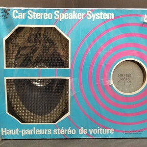 Vintage Car Stereo Speaker System Model 8420 from Sears 2 Ways