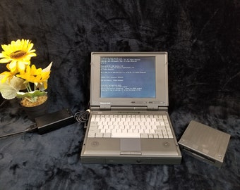 Vintage TwinHead Slim Note 6100 Laptop With Charger & Swappable Drives