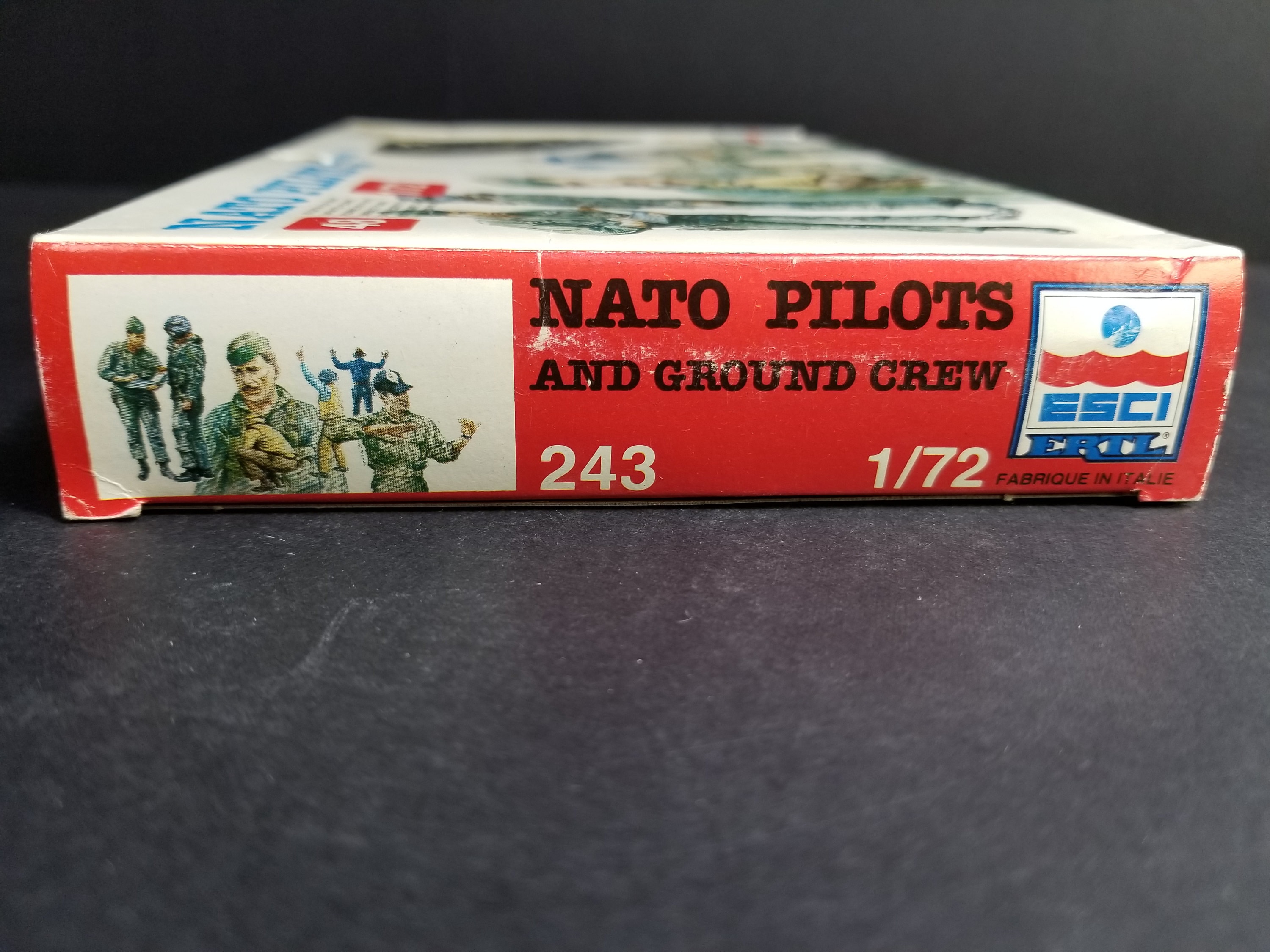 Open Box ESCI ERTL #243-1/72 scale NATO Pilots and Ground Crew 