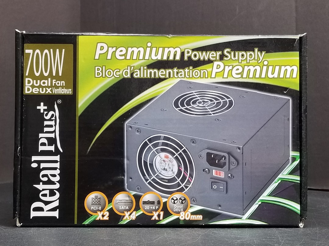 Retail Plus+ 700W Power Supply, Dual Fan - New Old Stock - Etsy Australia