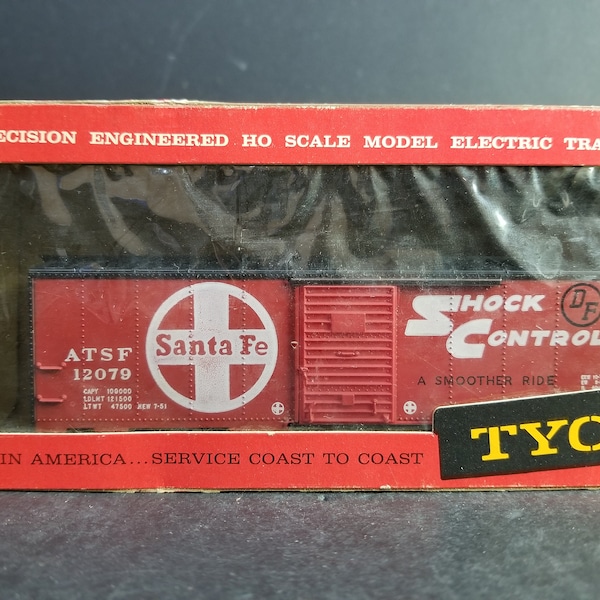 Échelle HO TYCO Box Car Santa Fe T311U:249 avec boîte d'origine