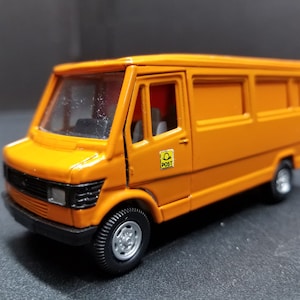 Unbranded Diecast Mercedes Post Van Orange