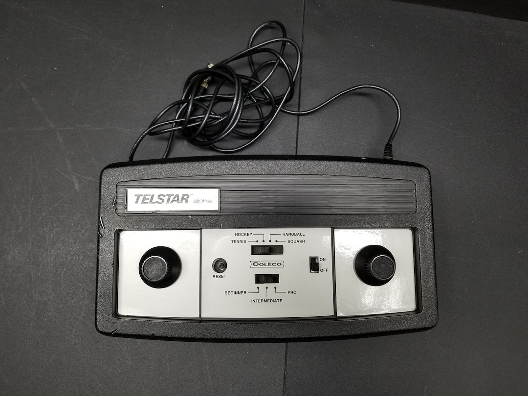 Vintage 1977 Coleco 6030 Telstar Alpha 4 Video Games Tennis