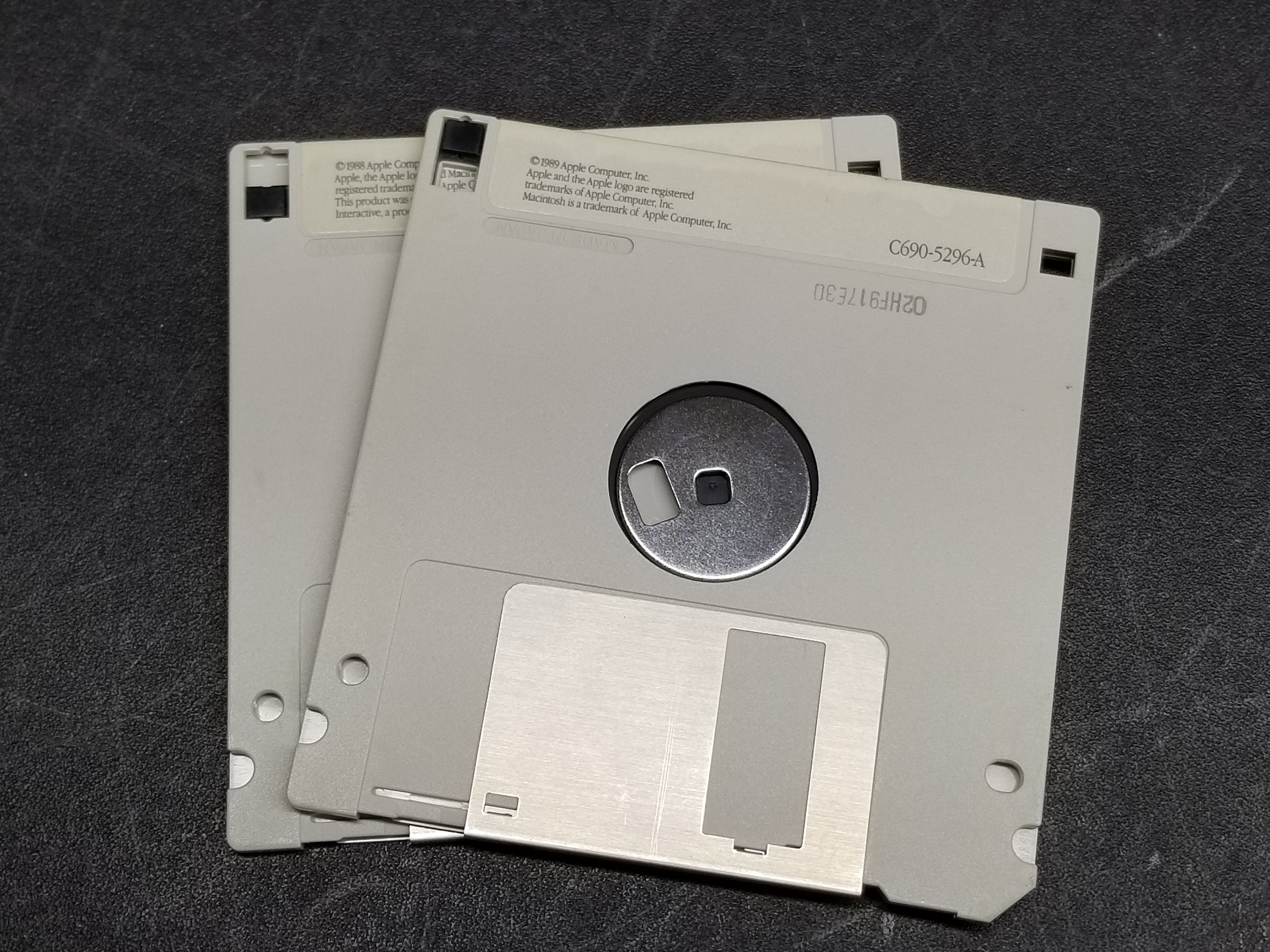ビンテージ Apple Macintosh IIx/IIcx フロッピーディスク 2 枚セット