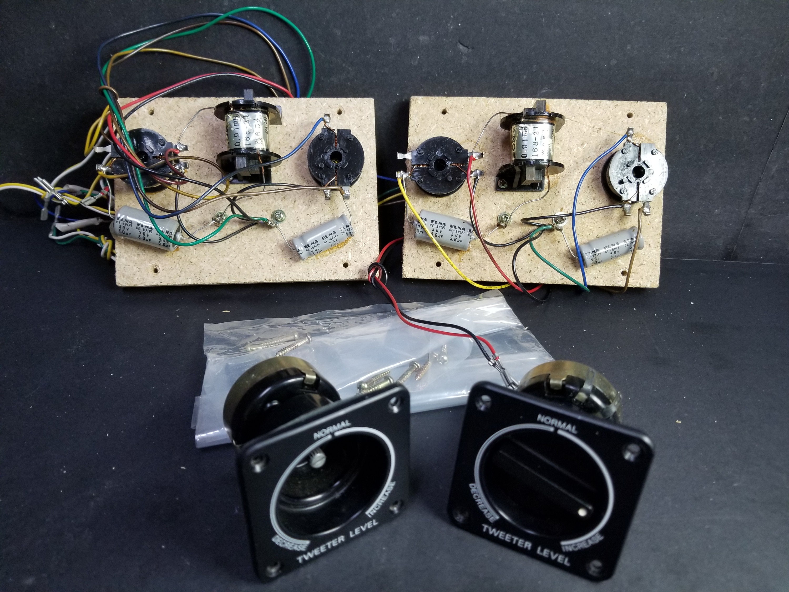 Vintage Sony SS-3150 Crossover and Tweeter Set - Tested Working