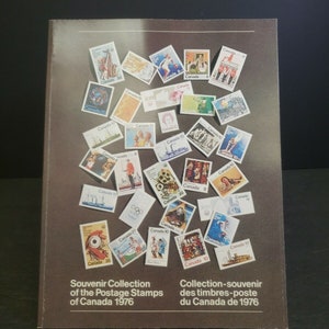 Annuario della collezione di souvenir di francobolli annuali del Canada Post del 1976 - nuovo e completo