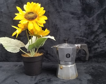 Vintage De originele Sara Moka Italia 3 kopjes kookplaat espressomachine