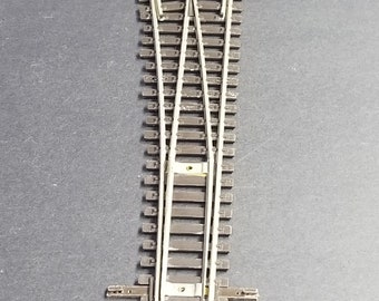 HO Scale Shinohara Left Hand Switch Track Silver