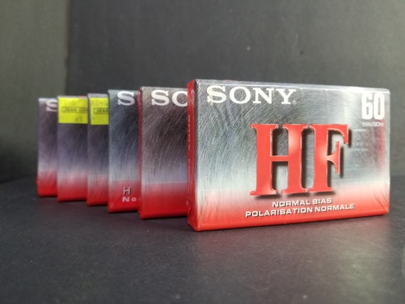 ビンテージ ソニー HF 60 カセットテープ - 6本入り 新品未開封 - Etsy ビンテージ ソニー HF 60 カセットテープ - 6本入り 新品未開封 - Etsy