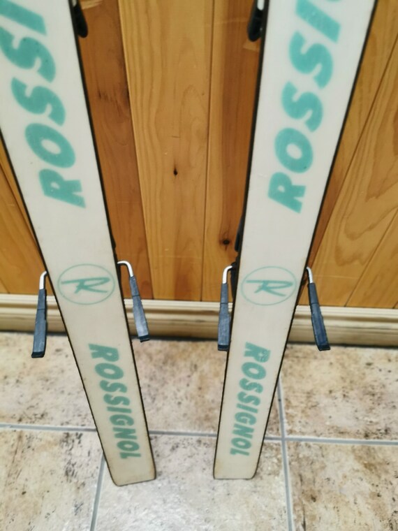 Vintage Rossignol Racing Jr All Terrain Skis 130cm J326 0636