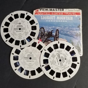 Vintage View-Master United States Travel Lookout Mountain Tennessee A876