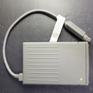 Vintage Apple HDI-20 External 1.4mb Floppy Disk Drive Untested