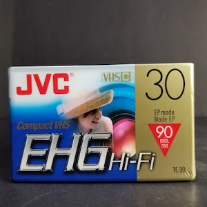 Vintage JVC Lot Of 3 Compact VHS Camcorder Tape TC-30 New Sealed