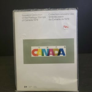 Annuario della collezione di souvenir di francobolli annuali del Canada Post del 1979 - nuovo e completo
