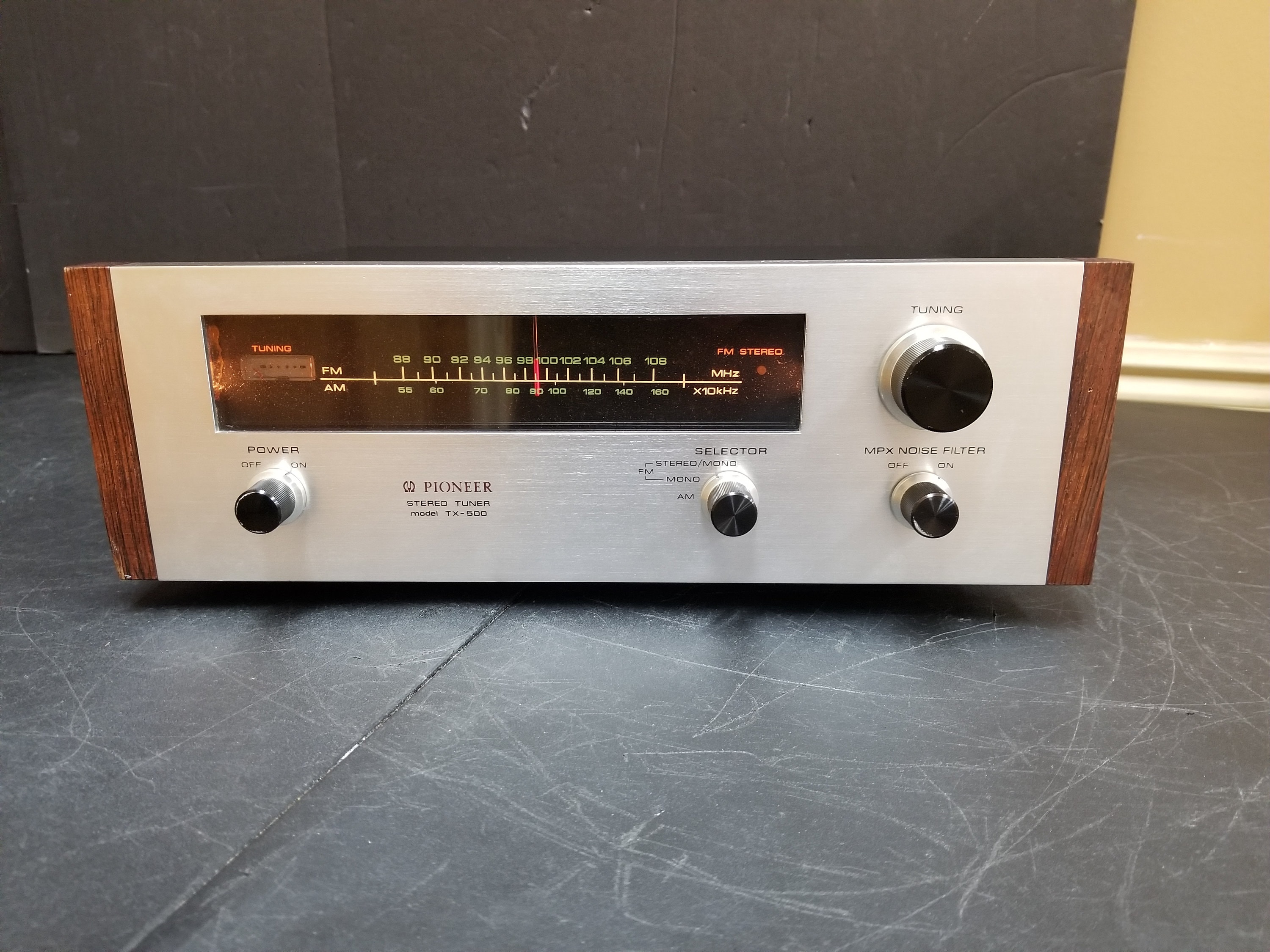 Pioneer AM / FM Stereo Tuner Model TX500 Works Etsy Canada