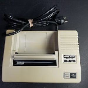 Vintage Radio Shack TRS-80 TP-10 Thermal Printer Tested