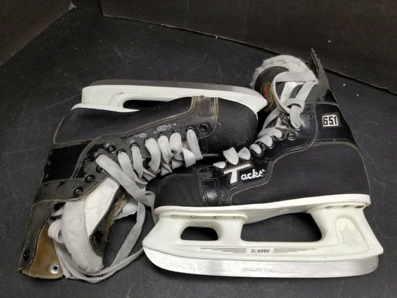 Vintage CCM 651 Tacks Men's Ice Hockey Skates With SL-6000 Blade