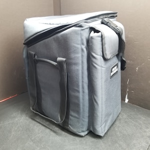 Vintage Micro Boutique Kleine TV Tragetasche Navy Blau