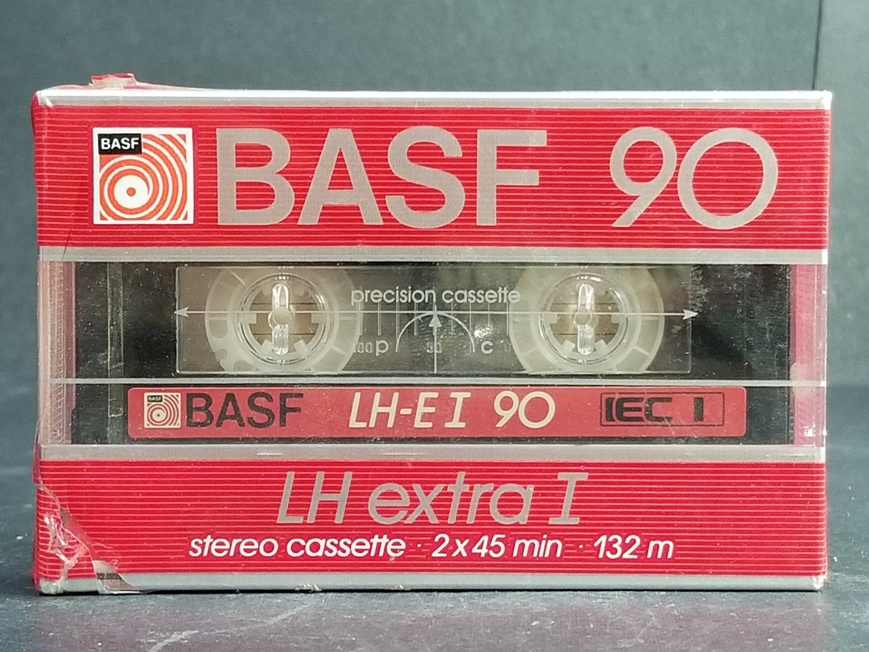 Vintage Basf Cassette Tapes Lh-e I 90 New Sealed - Etsy