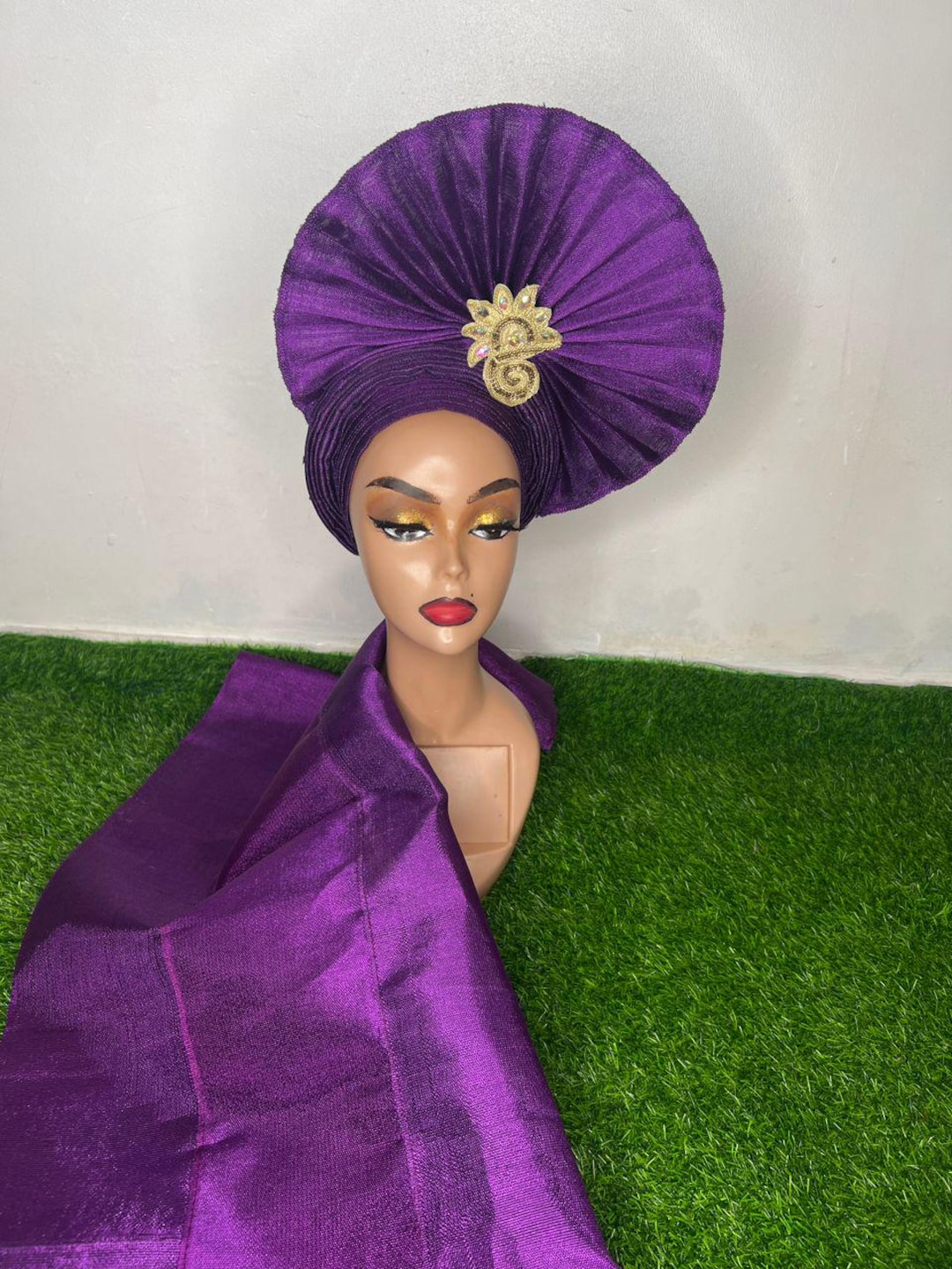 Purple Auto Gele - Etsy