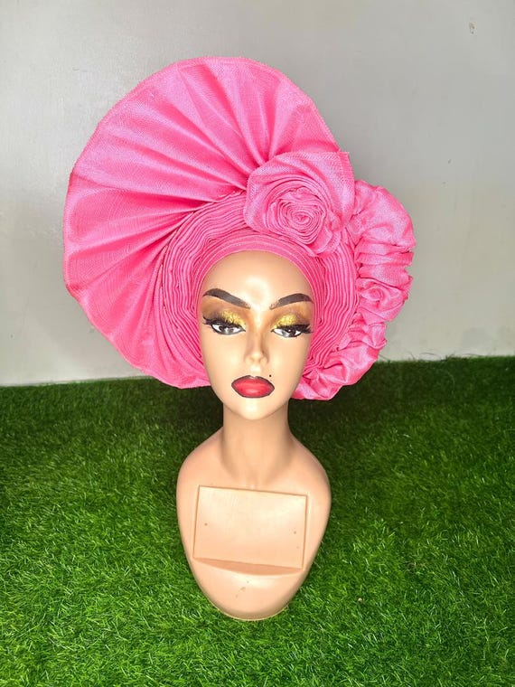 Baby Pink Auto Gele - Etsy display picture 2