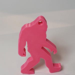 Bigfoot Key Chain Charm - 3D Printed