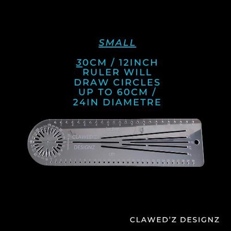 Segmented Rulers The Ultimate Mandala Rulers - Circle Maker and Segment Markers - Etsy