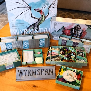 Wyrmspan & Expansion Board Game Organizer / Box Insert