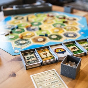 Catan & Seafarers 5-6 Player Box Organizer / Insert