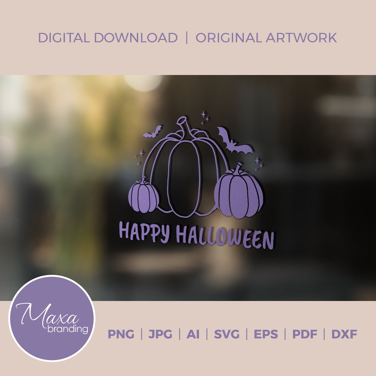 Happy Halloween Clipart in Svg Png Dxf Jpg Pdf Ai Eps. - Etsy