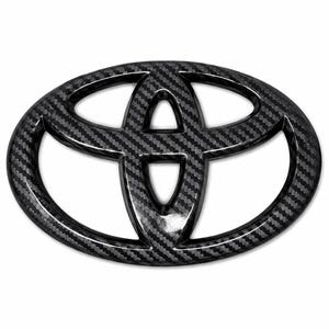 Emblema de fibra de carbono para Toyota 4Runner (2 unidades, delantero y trasero) 2014-2024