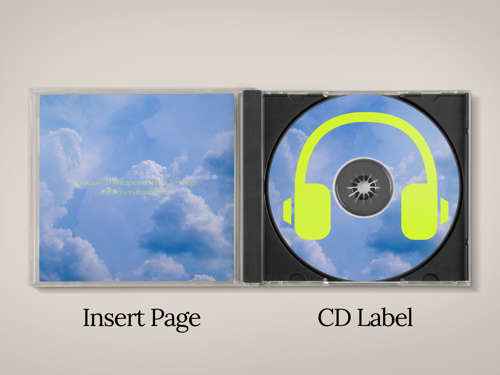 Custom CD Jewel Case Custom Pics Custom Songs 70 Mins Etsy