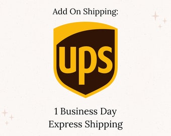 1 Business Day Express Shipping