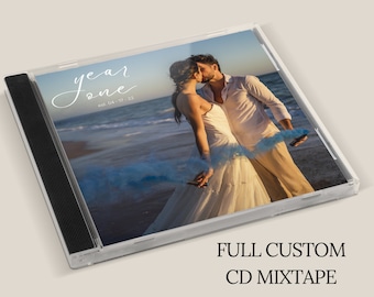 Fully Custom CD + Jewel Case, Custom With Pics & Songs Fast - FREE Shipping Compact Disk Playlist Great for Gifts!