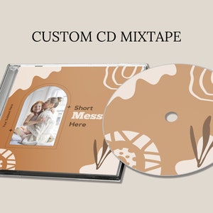 Custom CD Mixtape, Jewel Case, Personalized Photo, Personalized Music, Free Shipping, Custom CD, Custom Gift, Custom Lyrics, Custom Mixtape