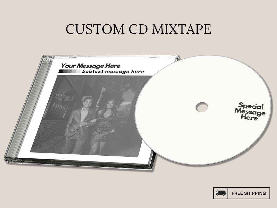 Custom CD Jewel Case, Custom With Pics & Songs Fast FREE Shipping