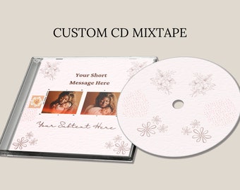 Personalized Photo CD Mixtape, Custom Jewel Case, Custom Music