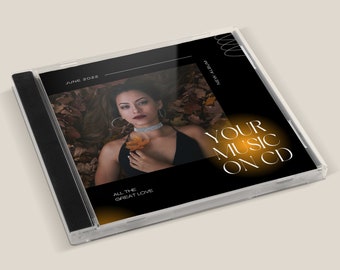 Custom Mixtape CD, Jewel Case, Personalized Music, 70 Min