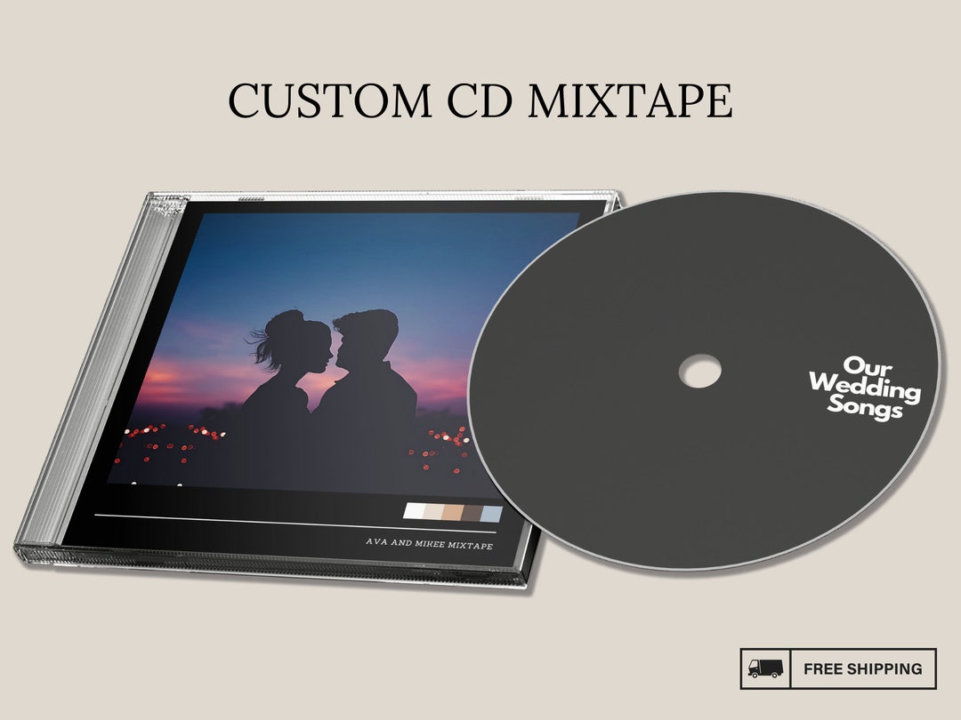 Custom CD Jewel Case, Custom With Pics & Songs Fast FREE Shipping