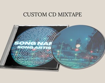 Personalized Photo CD Mixtape, Custom Jewel Case